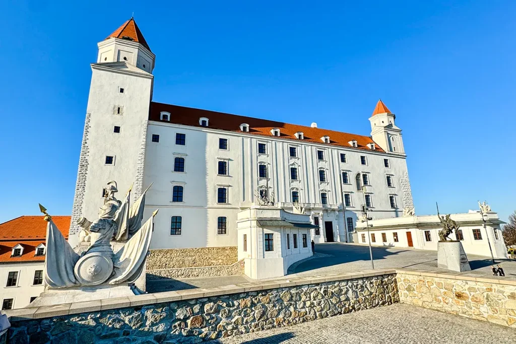 Die Burg in Bratislava, Slowakei