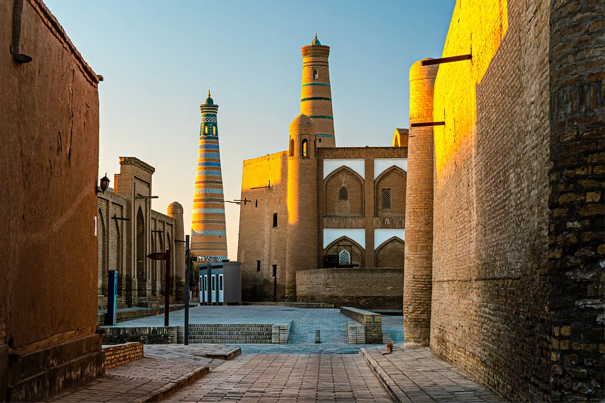 Ark-Zitadelle in Buchara, historische Festung und ehemalige Residenz der Emire von Buchara in Usbekistan